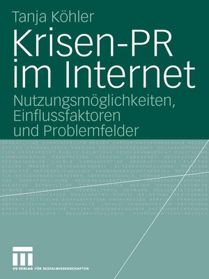 cover image of Krisen-PR im Internet